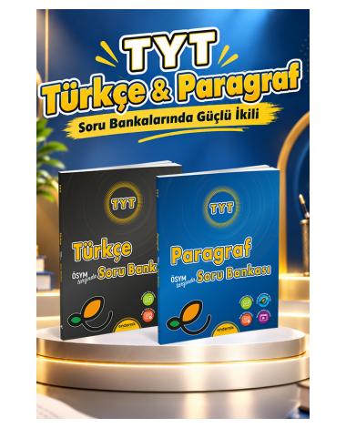 TYT Türkçe ve Paragraf Soru Bankası 2'li Set