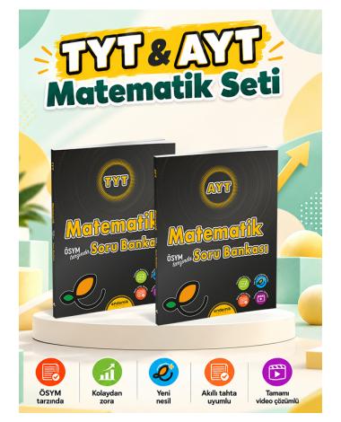 TYT ve AYT Matematik Soru Bankası 2'li Set