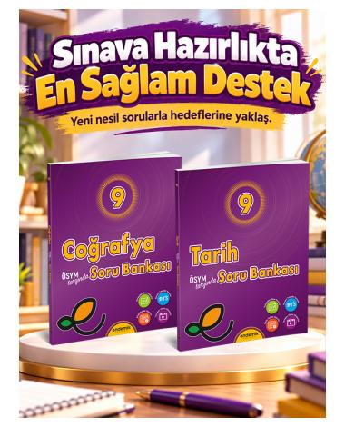 9. Sınıf Tarih ve Coğrafya Soru Bankası 2'li Set