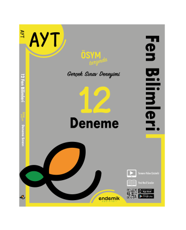 2022 AYT FEN BİLİMLERİ 12'li DENEME SINAVI