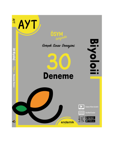 2022 AYT BİYOLOJİ 30'lu DENEME SINAVI