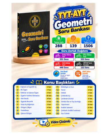TYT-AYT Geometri Soru Bankası- Yeni