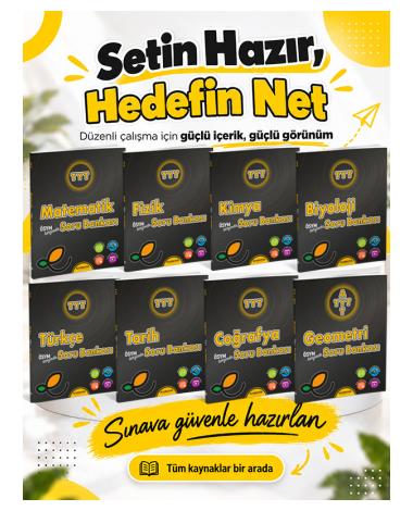 TYT Soru Bankası Tam Set 8'li