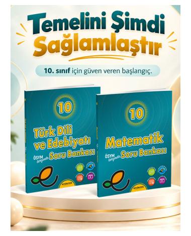 10. Sınıf Edebiyat ve Matematik Soru Bankası