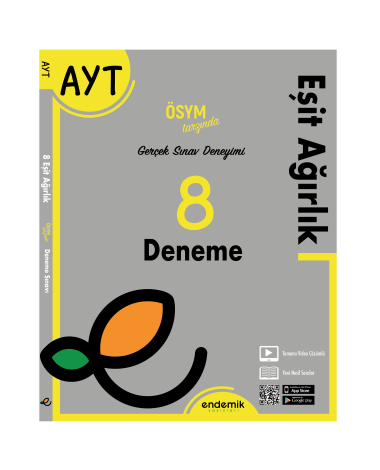 2022 AYT EŞİT AĞIRLIK 8'li DENEME SINAVI