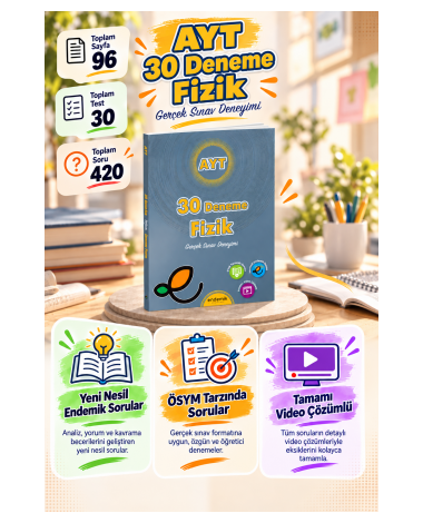 AYT FİZİK 30'lu DENEME SINAVI - Yeni