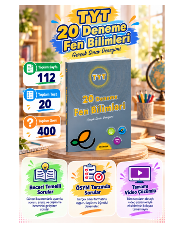 TYT FEN BİLİMLERİ 20'li DENEME SINAVI - Yeni