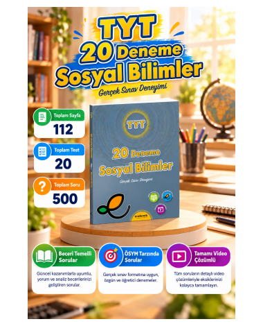 TYT SOSYAL BİLİMLER 20'li DENEME SINAVI - Yeni