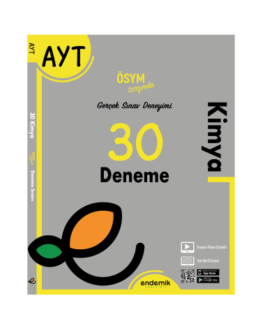 2022 AYT KİMYA 30'lu DENEME SINAVI