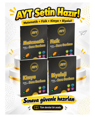 AYT Sayısal Soru Bankası 4'lü Set