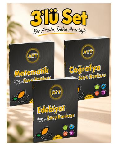 AYT Eşit Ağırlık Soru Bankası 3'lü Set