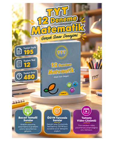 TYT MATEMATİK 12'li DENEME SINAVI - Yeni