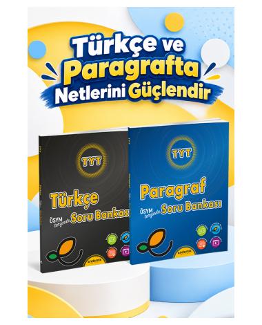 TYT Türkçe ve Paragraf Soru Bankası 2'li Set